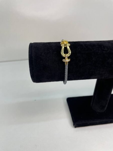 BRAZALETE CON EVILLA DE ACERO