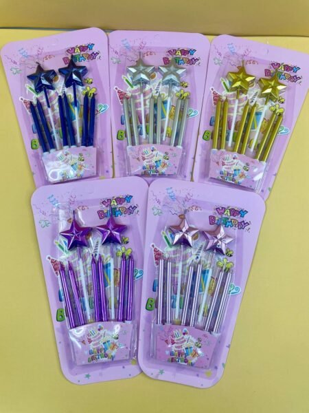 VELAS DE ESTRELLA DE 15X32 CM