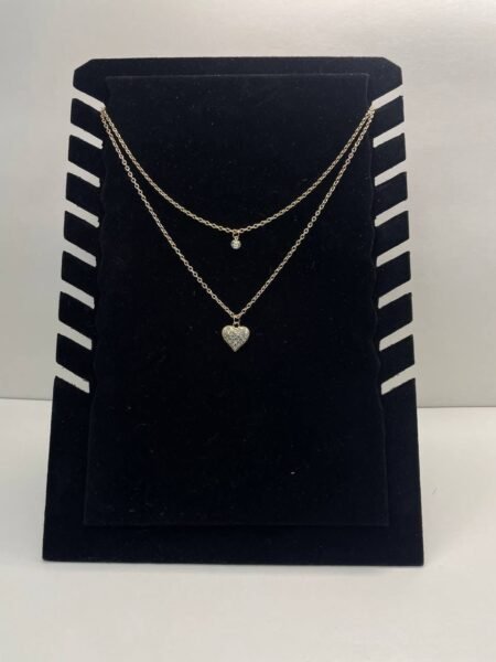 SET DE CADENA DOBLE Y ARETES