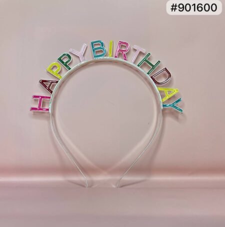 DIADEMA METALICA DE HAPPY BIRTHDAY
