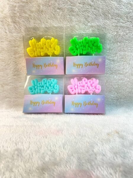 VELAS DE HAPPY BIRTHDAY