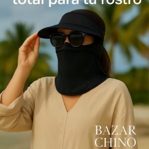 PROTECTOR DE SOL PARA CABEZA Y ROSTRO