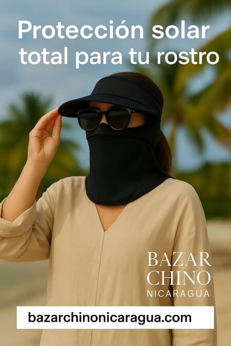 PROTECTOR DE SOL PARA CABEZA Y ROSTRO
