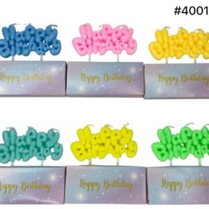 VELAS DE HAPPY BIRTHDAY