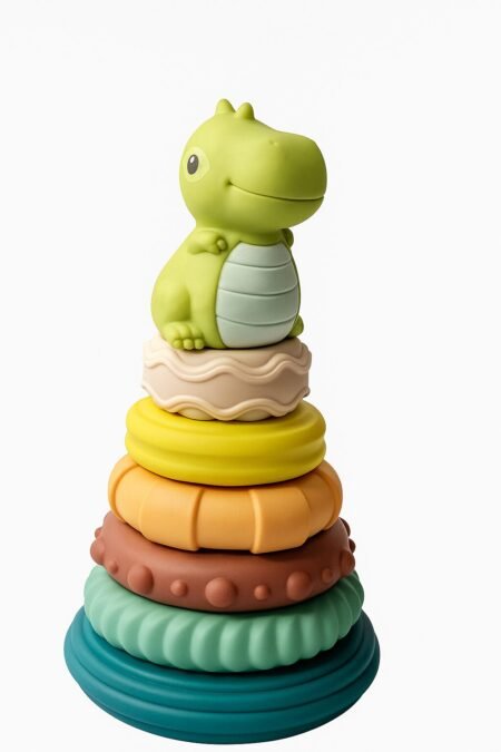 Juguete didáctico  de unicornio y dinosaurio de goma suave
