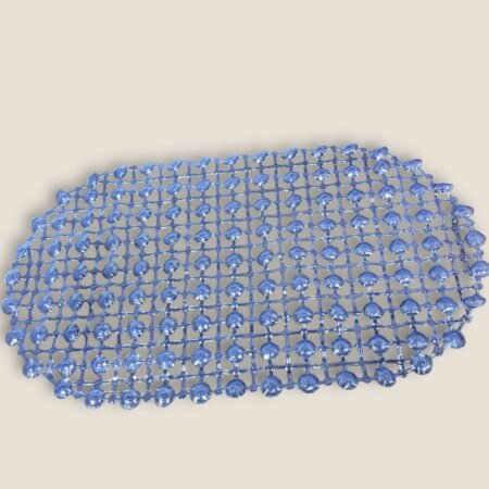 ALFOMBRA DE BAÑO TRANSPARENTE CALADA