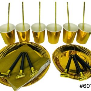 Set de fiesta Dorado