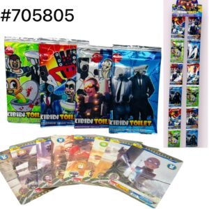Ristra de Tarjetas Skibidi Toilet (12 paquetitos )