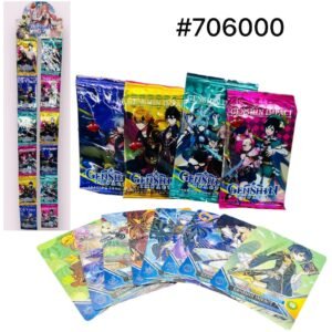 RISTRA DE TARJETAS GENSHIN 12 UNID