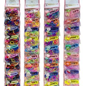 RISTRA DE BROCHES Y HULES PARA EL CABELLO