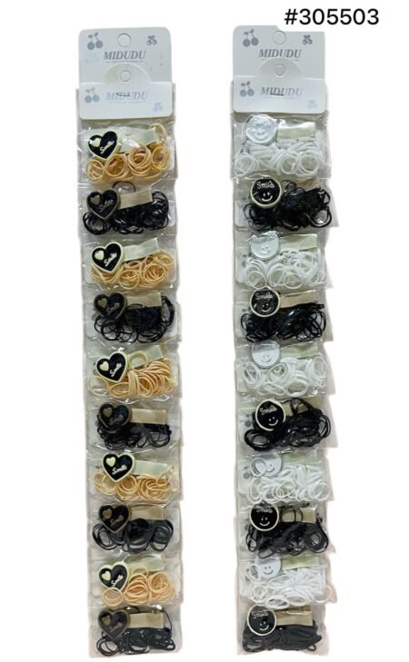RISTRA DE HULES PARA EL CABELLO
