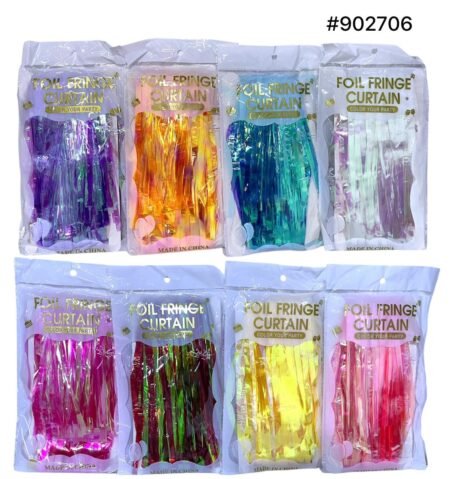 Cortina de Flecos Iridiscente 1M*2M