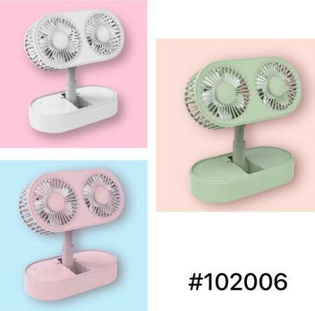 Ventilador doble plegable
