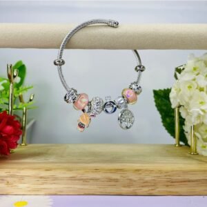 Pulsera Estilo Pandora Plateada
