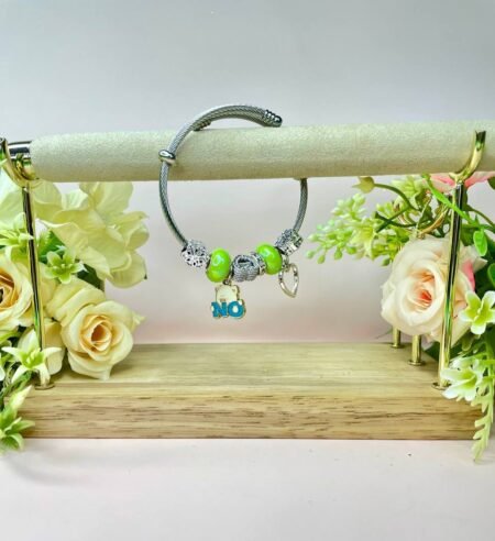 Pulsera Estilo Pandora verde