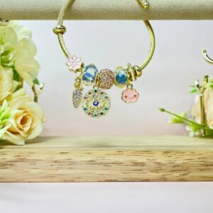 Pulsera Dorada Estilo Pandora