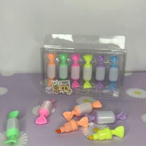 Set mini resaltador caramelo