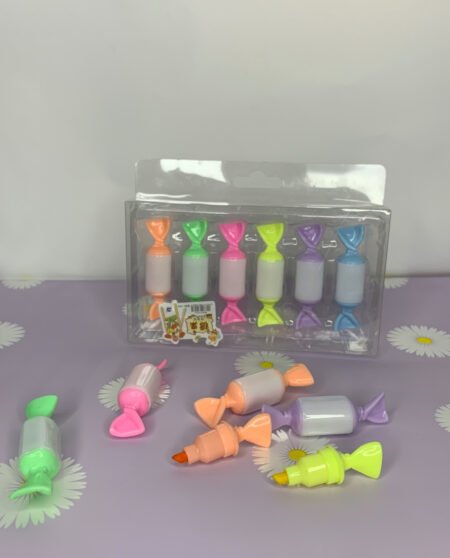 Set mini resaltador caramelo