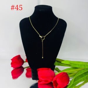 Cadena de Acero Dorada