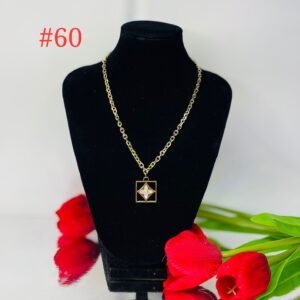 Cadena de Acero Dorada YSL