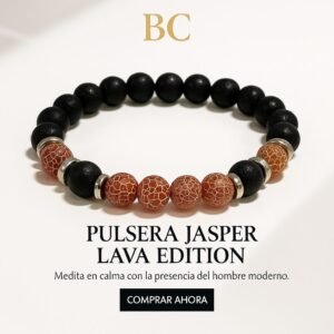 Pulsera Jasper Lava Edition