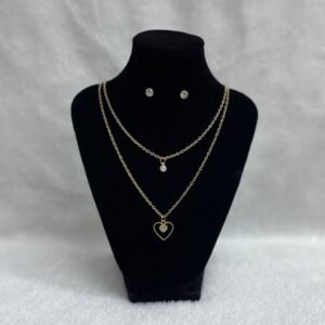 Set Cadena doble + Arete (Fantasía)