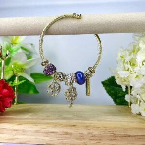 Pulsera Dorada Estilo Pandora