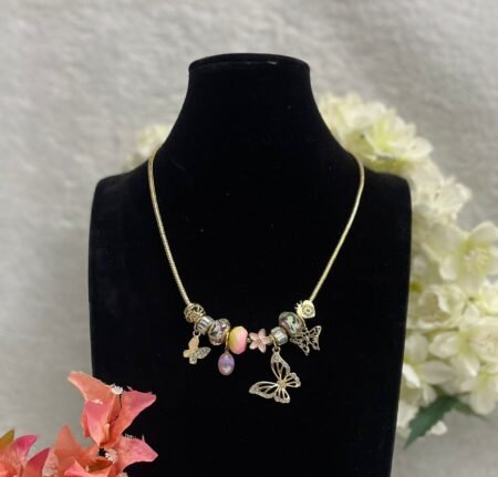 Collar Estilo Pandora Mariposa (Fantasia Premium)