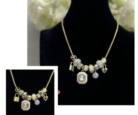 Collar Estilo Pandora Blanco (Fantasia Premium)