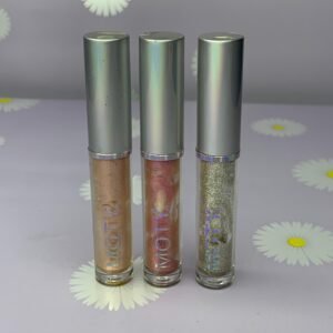 sombras de ojos liquidas con glittler