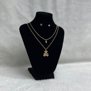 Set Cadena doble + Arete (Fantasía)
