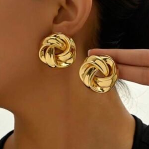 ARETE ESTILO NUDO DORADO