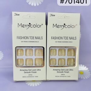 Uñas para pies escarchadas