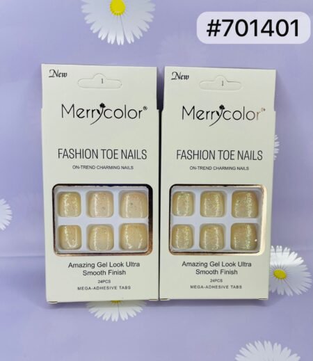 Uñas para pies escarchadas
