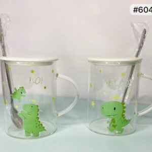 Taza Coreana Dinosaurio