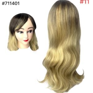 Peluca Rubia con Fleco