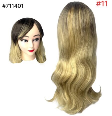 Peluca Rubia con Fleco